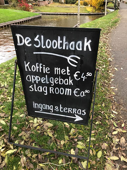 Restaurant in Giethoorn