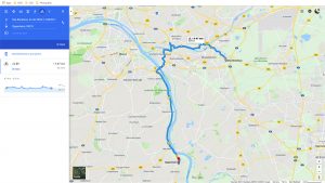 Bike Route: Das Brauhaus, Rüsselsheim to Oppenheim